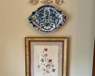 Wall art, one of a pair