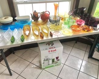 Vintage colored glass 