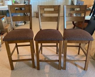 3 Upholstered Barstools