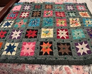 Handmade North Star Quilt