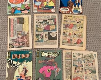 Popeye Bullwinkle And Rocky And Little Lulu Comics