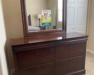 VaughanBasset Furniture Dresser With Mirror