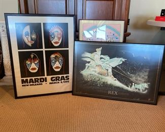 Vintage 90s Mardi Gras Prints