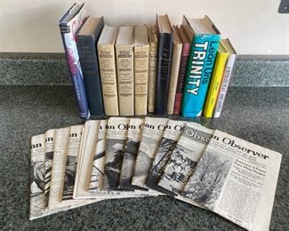 Antique Books and American Observer Newspapers