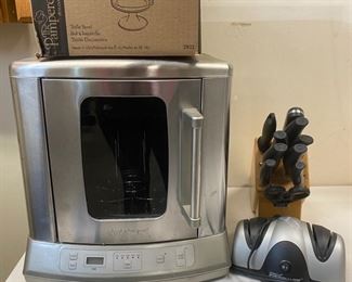 Cuisinart Rotisserie Zwilling And Calphalon Knives Knife Block and Sharpener