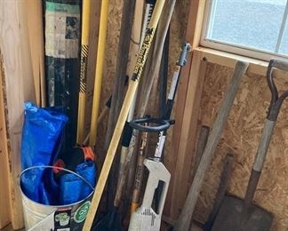 Gardening Tools Fencing Hose Pickaxe Pole Hole Digger And More