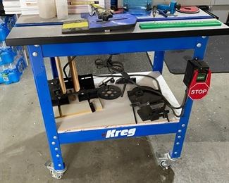 Kreg Table Router Stand With Porter Cable Router Rockler Tablesaw Jig  Miscellaneous Bits