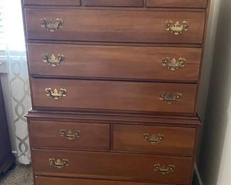 MCM National Furniture Company Solid Cherry 10Drawer Dresser