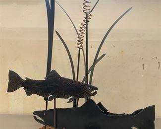 Salmon Sculpture