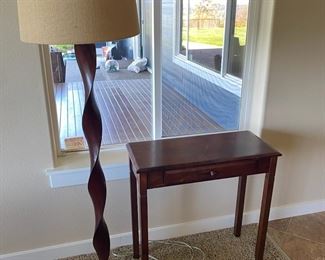 Side Table Modern Floor Lamp