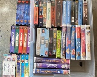 VHS Disney Superman Planet Of The Apes Pearl Harbor And More