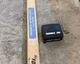 Vintage Anscovision 666 Dual Super 8mm Projector Projector Screen