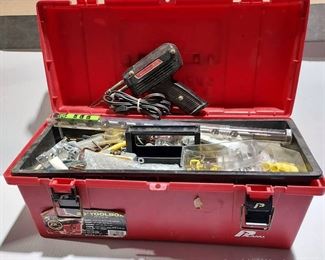 20in Plano Toolbox Contains Electric and Fastener Supplies