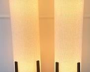 Crate and Barrel Weave Natural Floor Lamps measure 47.5 inches tall and 10 inches in diameter. 