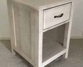 Williams Sonoma Side Table with Drawer measuring 18x18x24 inches. A very versatile piece! 
