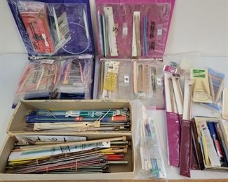 Crochet and knitting needles