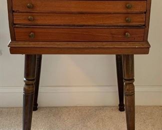 Antique spool cabinet 