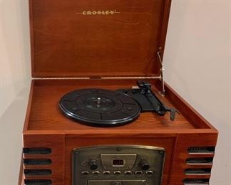 Record, CD and cassette player