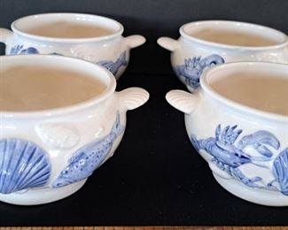 Coastal soup bowls