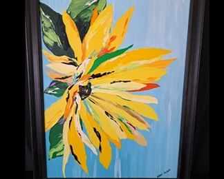 Flower painting 