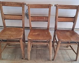 Vintage school chairs