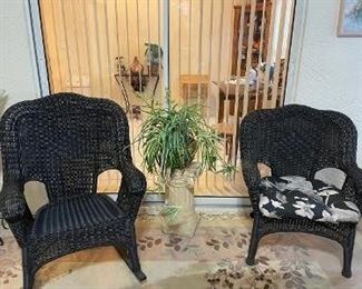 AllWeather Wicker Patio Chairs