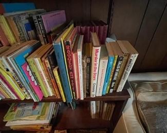 Large selection of vintage books.
