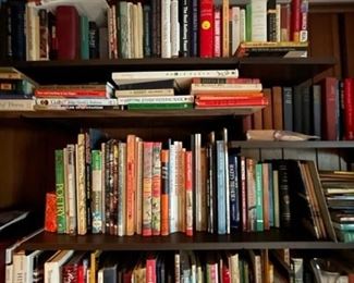 Large selection of vintage books.