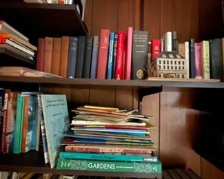Large selection of vintage books.