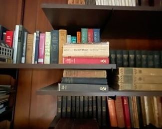 Large selection of vintage books.