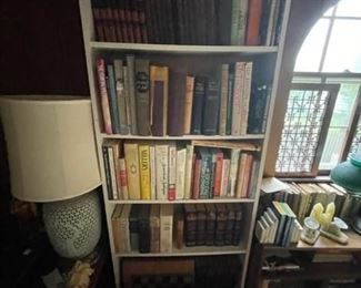 Large selection of vintage books.