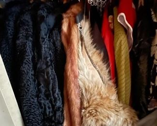 Nice selection of vintage clothes.