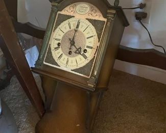 Linden 8-day chime clock.