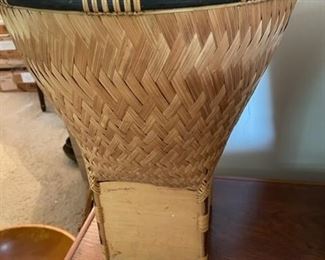 Vietnamese war baskets.