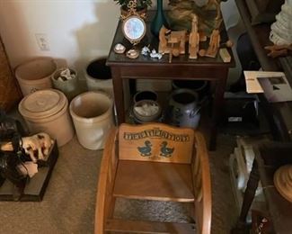 Crocks and Teeter-totter.