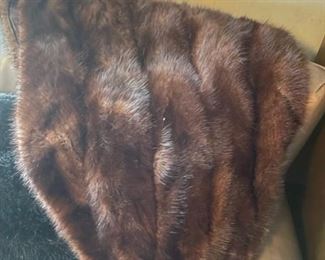 Mink stole.