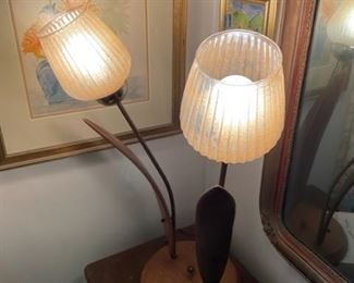 Glass lamps from New York.