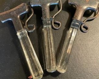 Pyrex Flameware Metal & Glass Removable Handle