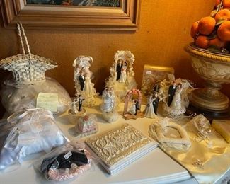 Vintage wedding accessories.