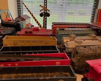 Vintage Lionel model train cars