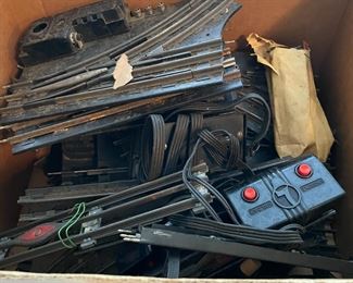 Vintage model train tracks 