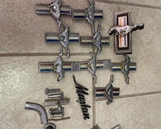 Vintage Mustang emblems
