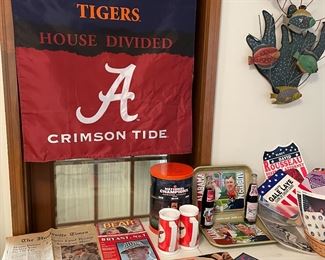 Auburn-Alabama memorabilia 