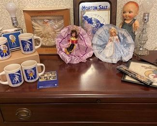 Collectible dolls & Morton Salt 