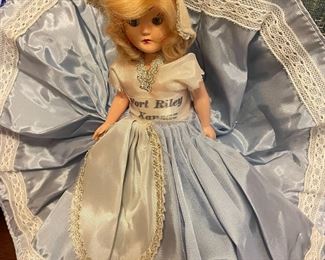 Vintage doll from Ft Riley Kansas