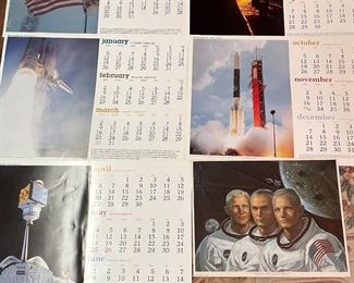 1985-86 space calendars
