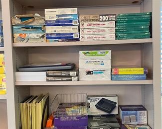 Copy paper, legal pads, etc.