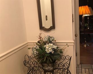 Wrought iron plant stand