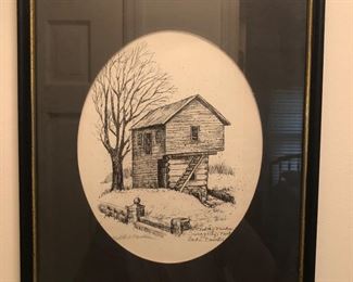 Judith plucker, Pin & Ink  Swaggerty’s fort Cocke County