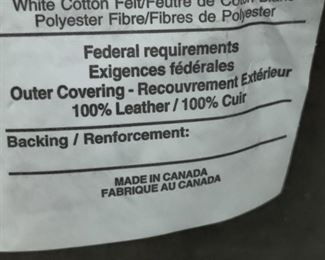 PALLISER FURNITURE BRAND - QUALITY LEATHER COUCH - $300